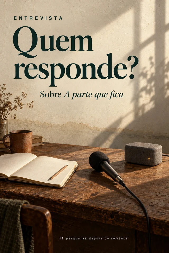 Capa oficial de Quem responde? — Sobre A parte que fica